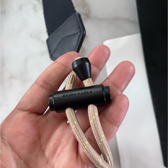 BIMBA Y LOLA Taupe Crossbody Bag Expandable Strap - Picture 6 of 16